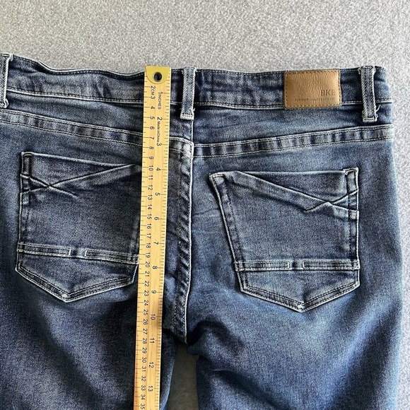 BKE Payton Denim Blue Jeans Women 30 X 29 Universal Fit Mid Rise Bootcut Cowgirl - Picture 10 of 10